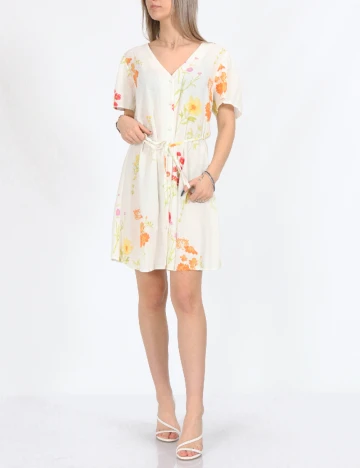 Rochie scurta Vero Moda, alb