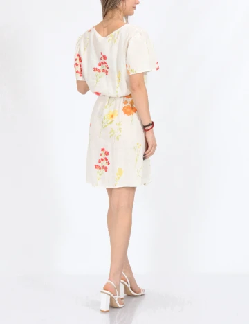 Rochie scurta Vero Moda, alb