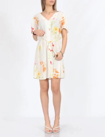 Rochie scurta Vero Moda, alb