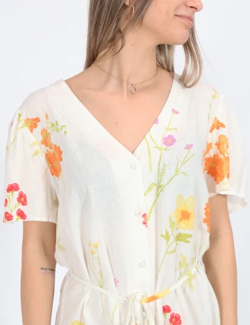 Rochie scurta Vero Moda, alb