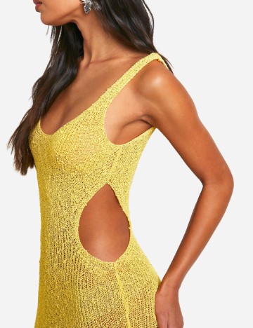 Rochie de plaja Boohoo, galben