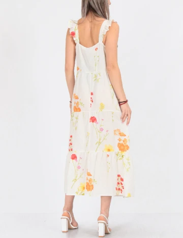 Rochie medie Vero Moda, alb