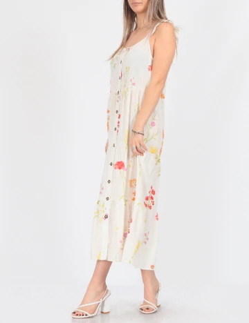 Rochie medie Vero Moda, alb