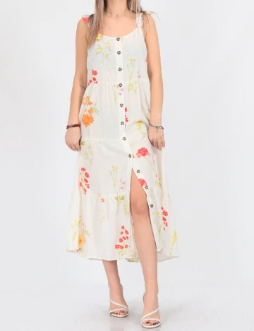 Rochie medie Vero Moda, alb