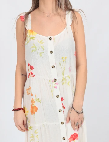 Rochie medie Vero Moda, alb