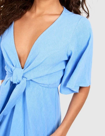 Rochie medie Boohoo, albastru Albastru