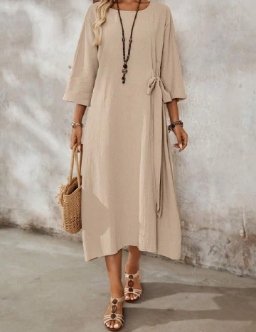 Rochie medie SHEIN, bej