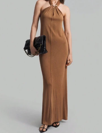 Rochie lunga SHEIN, maro