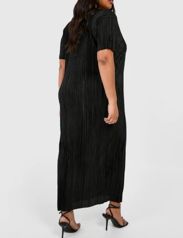 Rochie medie Boohoo Plus Size, negru