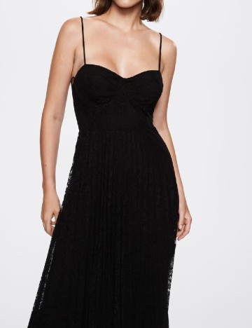 Rochie medie Mango, negru