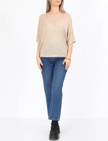 Bluza Only, crem Crem
