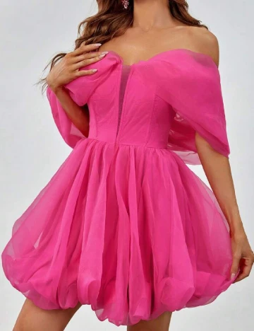 Rochie scurta Faeriesty, roz