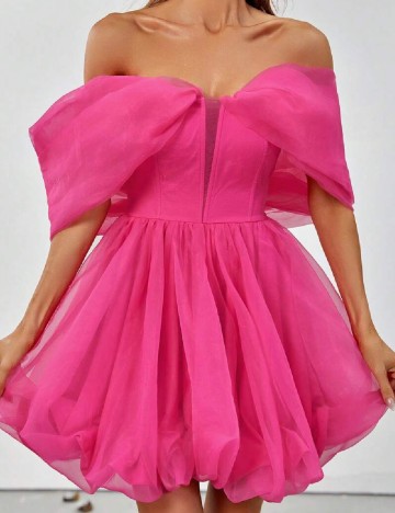 Rochie scurta Faeriesty, roz