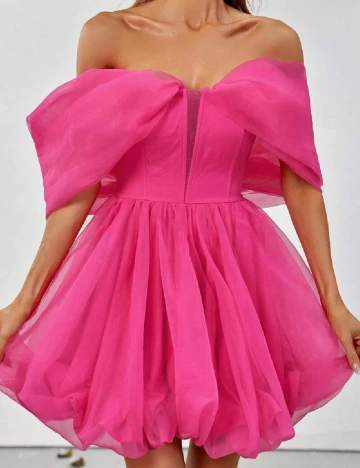 Rochie scurta Faeriesty, roz