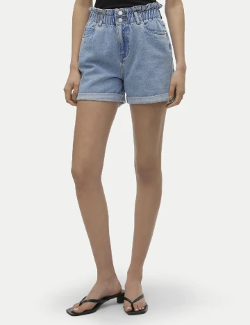Pantaloni scurti Vero Moda, albastru