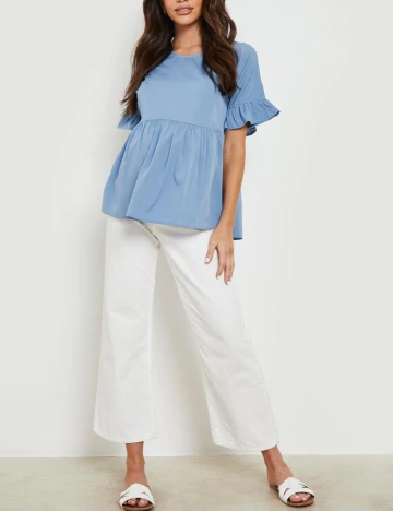 Bluza Boohoo maternity, albastru
