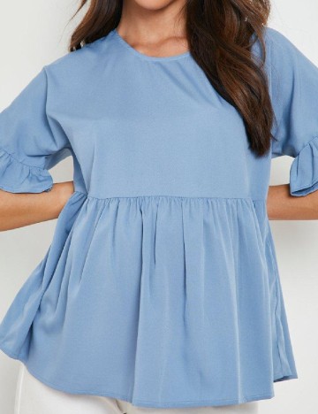 Bluza Boohoo maternity, albastru