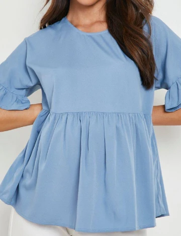 Bluza Boohoo maternity, albastru