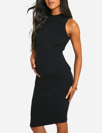 Rochie scurta Boohoo maternity, negru