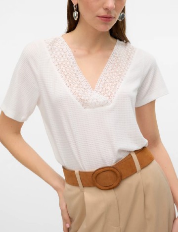 Tricou Vero Moda, alb