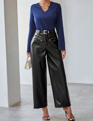
						Pantaloni SHEIN, negru