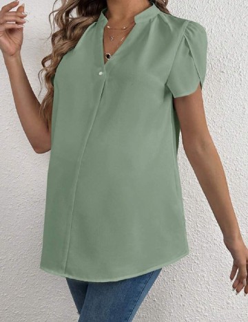 Bluza SHEIN Maternity, verde