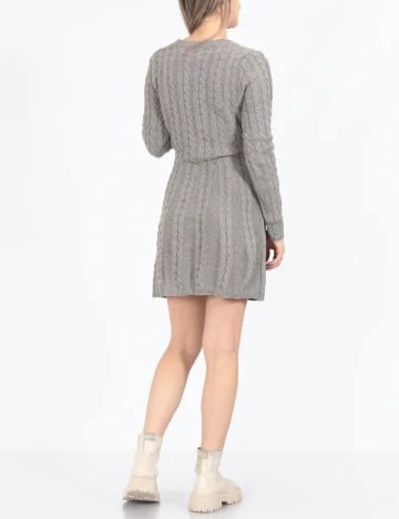 Rochie scurta SHEIN, gri Gri