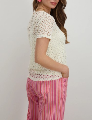 Tricou Vero Moda, ecru