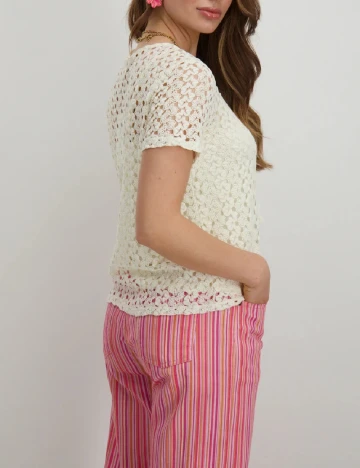 Tricou Vero Moda, ecru