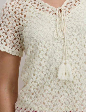 Tricou Vero Moda, ecru