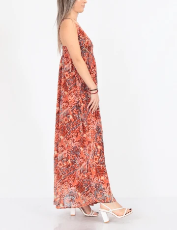 Rochie lunga Only, portocaliu