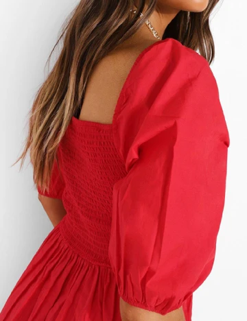 Rochie scurta Boohoo, rosu