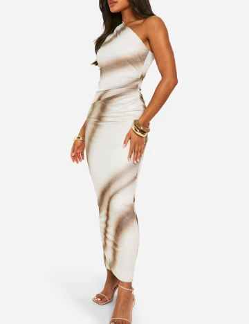 Rochie lunga Boohoo, bej