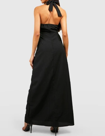 Rochie lunga Boohoo, negru
