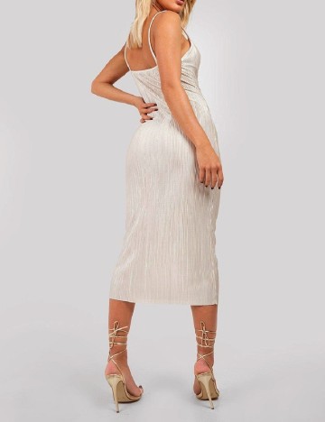 Rochie medie Boohoo, bej