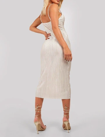 Rochie medie Boohoo, bej