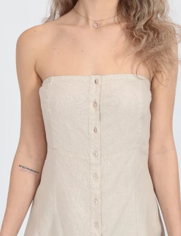 Rochie medie Only, bej