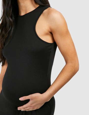 Rochie lunga Boohoo maternity, negru