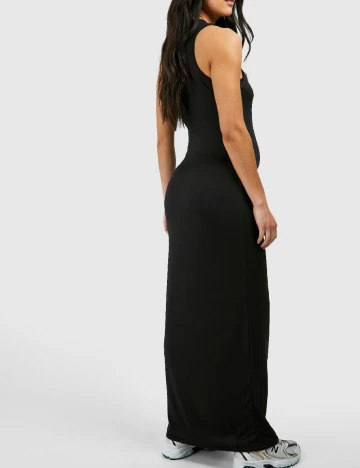 Rochie lunga Boohoo maternity, negru Negru