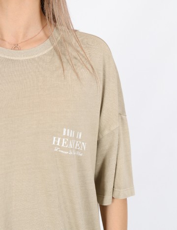 Tricou Only, bej