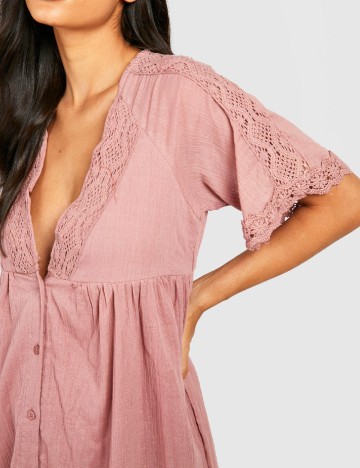 Rochie medie Boohoo maternity, roz
