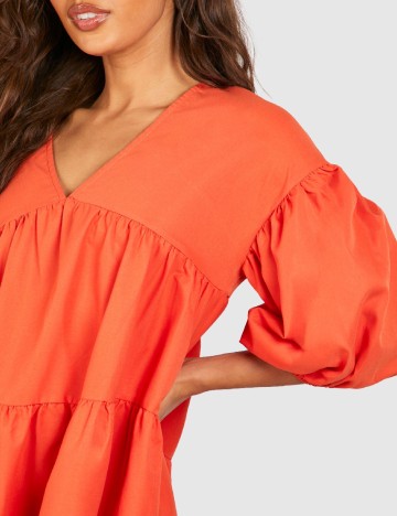Rochie medie Boohoo, portocaliu