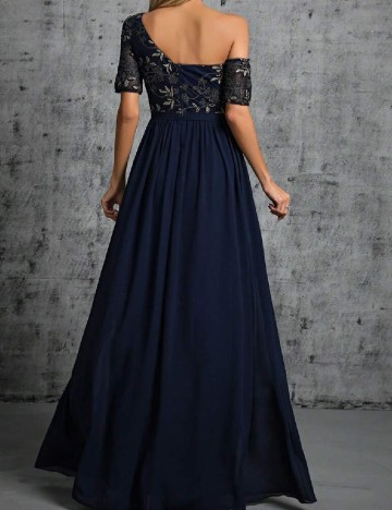Rochie lunga Mgiacy, bleumarin