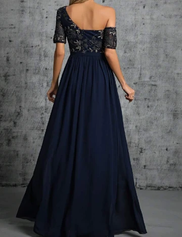 Rochie lunga Mgiacy, bleumarin