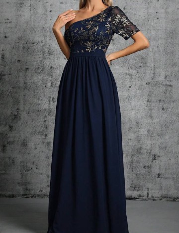 Rochie lunga Mgiacy, bleumarin