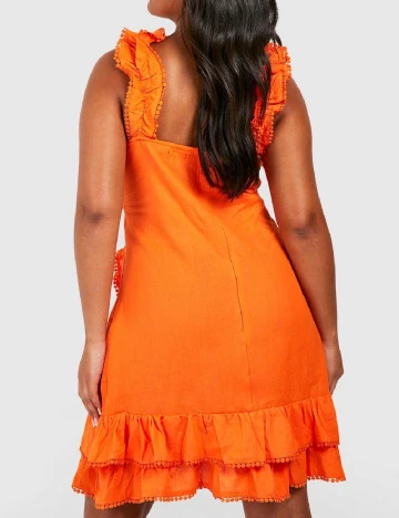Rochie scurta Boohoo Plus Size, portocaliu Portocaliu