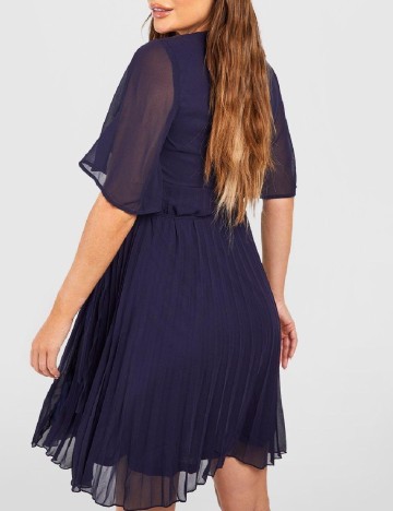 Rochie scurta Boohoo maternity, bleumarin