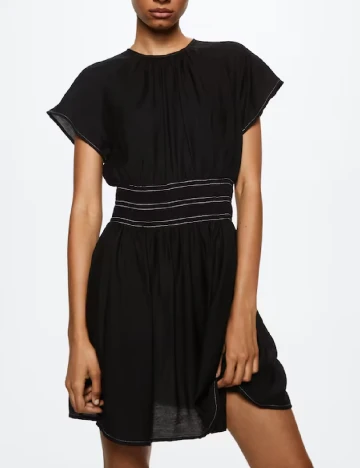 Rochie scurta Mango, negru Negru