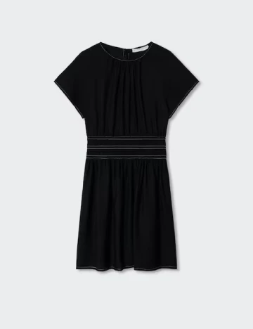 Rochie scurta Mango, negru Negru