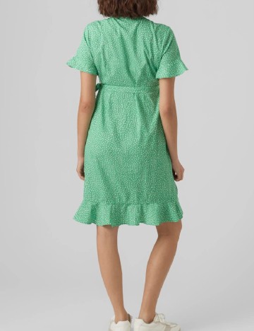 Rochie scurta Vero Moda Maternity, verde